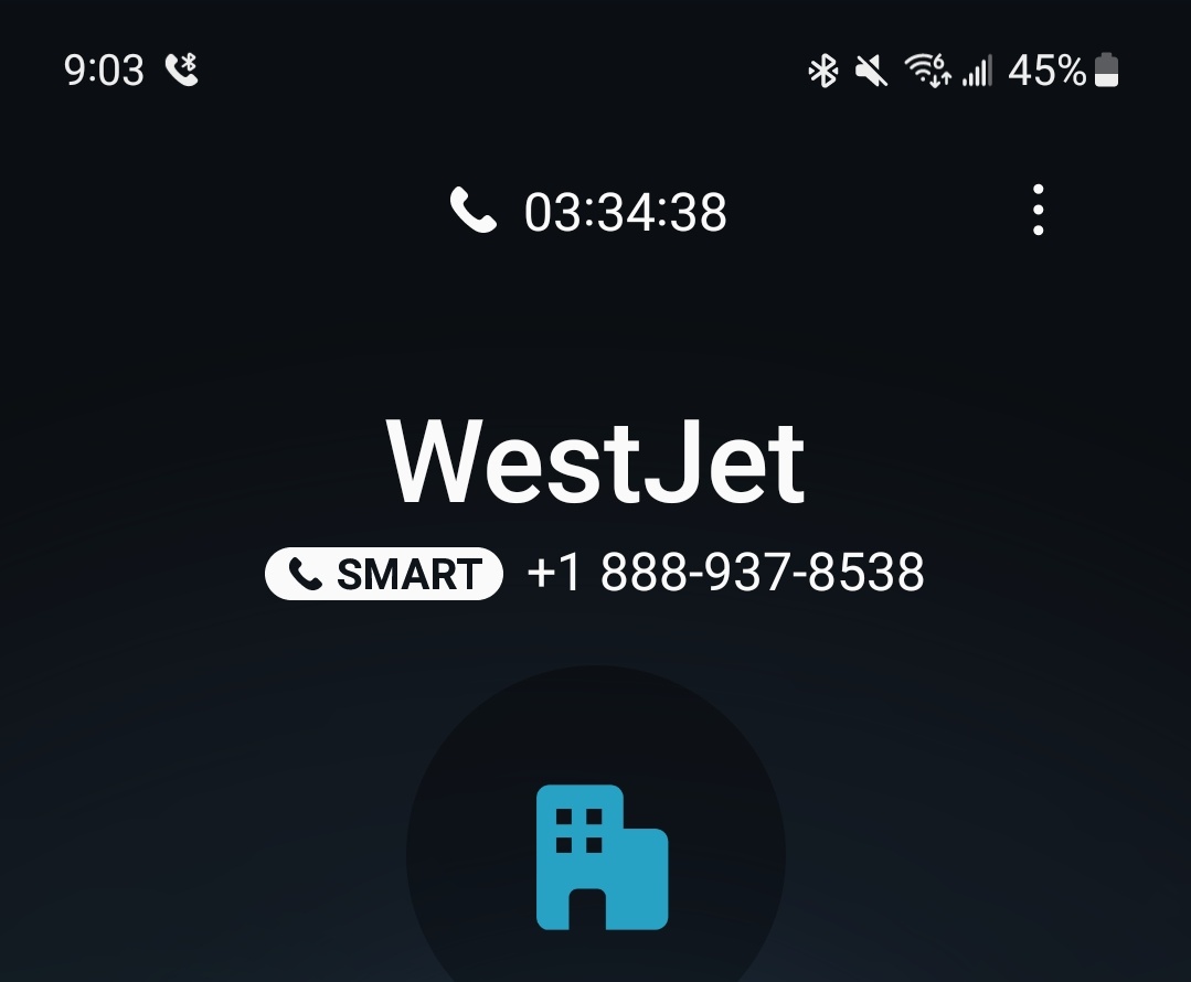 Don't let @westjet tell you it's because of the weather... understaffing and budget cuts mean that they can't handle a crisis.  These travel issues are because of executive decisions... not weather.

Here's my current waittime on the phone: