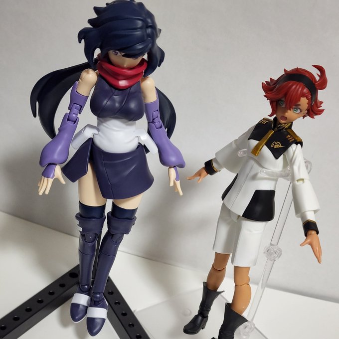 同じフィギュアライズのアヤメ殿さんと
スレッタちゃんちょっと小さい、でも出来が凄く良い😊

アヤメ殿さんデカいな👀
アヤメ殿さんデカいな👀 https://t.co/YoV81TRsbl 