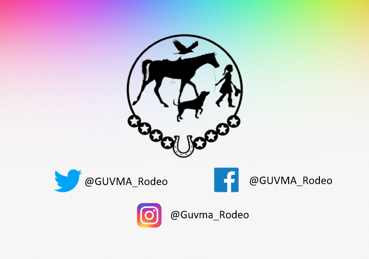 Did you know that we have other social media pages?

We use other forms of social media to reach out to as many people as we can! Make sure to like or follow if you are on any of these other platforms!

Twitter: <a href="/GUVMA_Rodeo/">GUVMA Rodeo</a> 
Instagram: Guvma_rodeo
Facebook: GUVMA_Rodeo