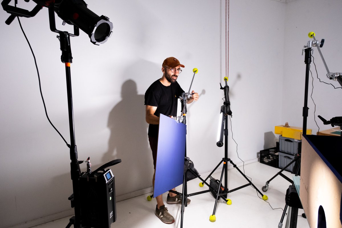 Tournage pour le musée @GadagneLyon 
sponsorisé par <a href="/rolandgarros/">Roland-Garros</a>  🎾🥎