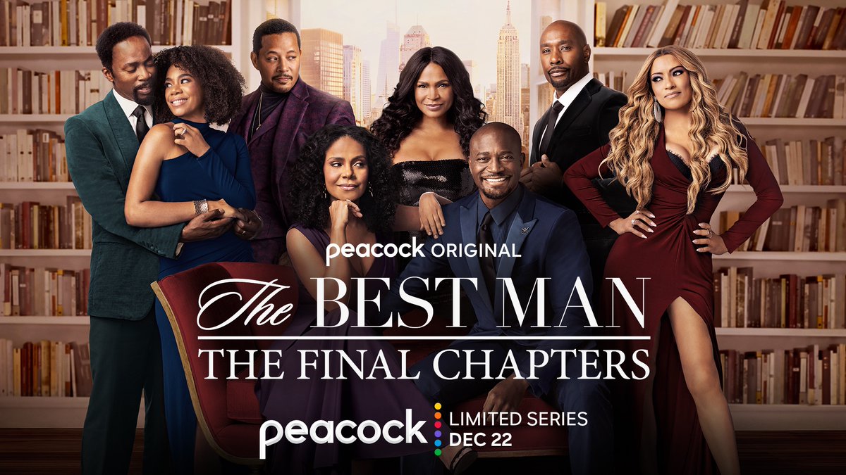 RT @HaroldPerrineau: Who’s watching with us on December 22nd? #Bestmanfinalchapters only on @peacock https://t.co/0csXkfDE6p