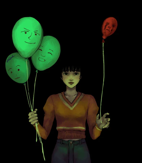 like a balloon 
