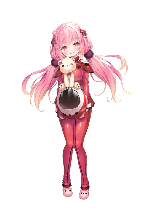 所属、姫熊りぼんちゃん()のパイロットスーツキービジュアルを担当させていただきました!よろしくお願いいたします!#姫熊りぼん 