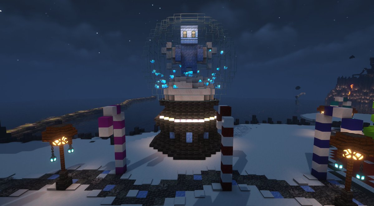 FairyFlorra's tweet photo. For the @TrampaKraftSMP Holiday Isle, I added a little snowglobe and thought it would be fun to use the Allays as the "snow"> Prolly the last thing from me for a while, officially on break <3
#minecraft #minecraftallay #minecraftholiday https://t.co/gj5UhyeMMJ