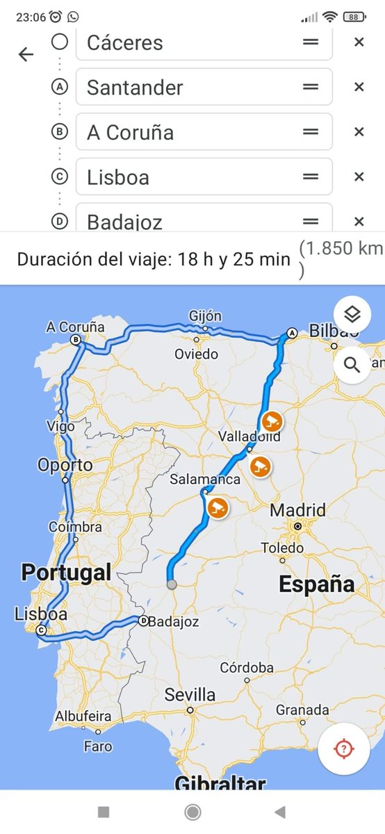 NUEVA RUTA ALTERNATIVA carretera Cáceres Badajoz recomendada por la junta de Extremadura. 🥴🤣