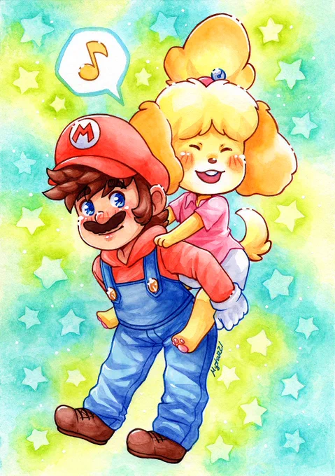 Happy birthday to Isabelle! #ACNH I hope next year I can draw more of her  