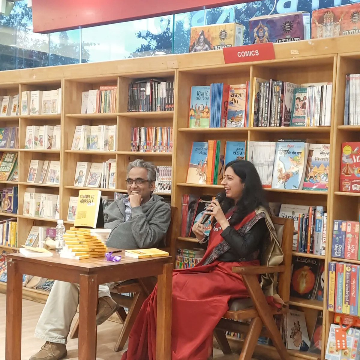 Om Book Shop (@ombookshops) on Twitter photo Photos from the book launch of our author <a href="/nancykatyal/">Nancy Katyal</a> where she talked about her newly launched book #Committoyourself and answered questions from the audience.
Get your copies from:surl.li/ecxdm
<a href="/film_worm/">Shantanu Chaudhuri</a>
<a href="/ajaymago/">ajay mago</a>
<a href="/ambiencemalls/">Ambience Mall</a>
#Booklaunch #ombookshop Photos from the book launch of our author <a href="/nancykatyal/">Nancy Katyal</a> where she talked about her newly launched book #Committoyourself and answered questions from the audience.
Get your copies from:surl.li/ecxdm
<a href="/film_worm/">Shantanu Chaudhuri</a>
<a href="/ajaymago/">ajay mago</a>
<a href="/ambiencemalls/">Ambience Mall</a>
#Booklaunch #ombookshop