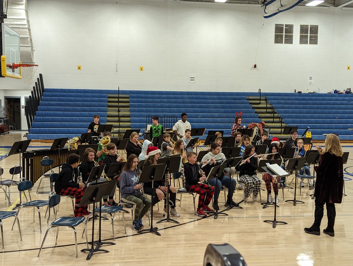 Eye spy some former Explorers doing some awesome things today in the band!