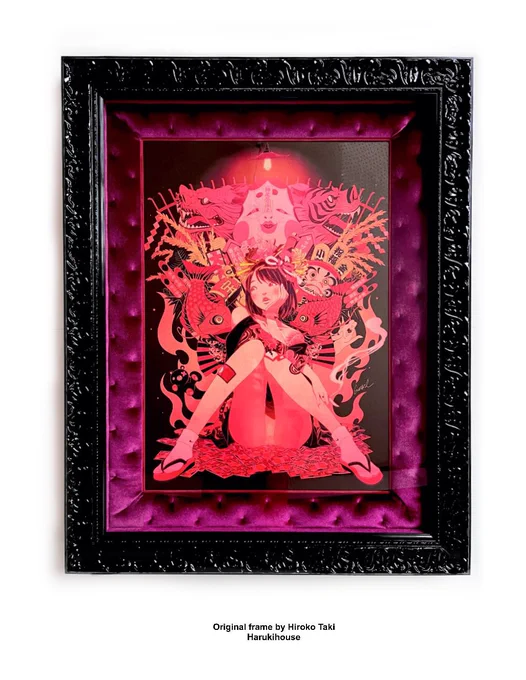 GODTAIL solo exhibition12月末〜1月末原宿某所ご来店ご希望の方はDMください!額装デザイン 