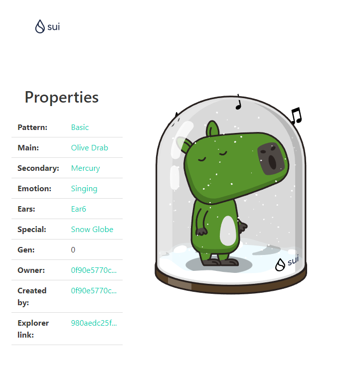 LsheVali's tweet photo. 🎁 I just unboxed my Sui Holiday Capy! ❄️ 
Create your own Capy here:  https://t.co/oaGSiSnxcK #CapyHolidays https://t.co/EFOyvqY6Fp