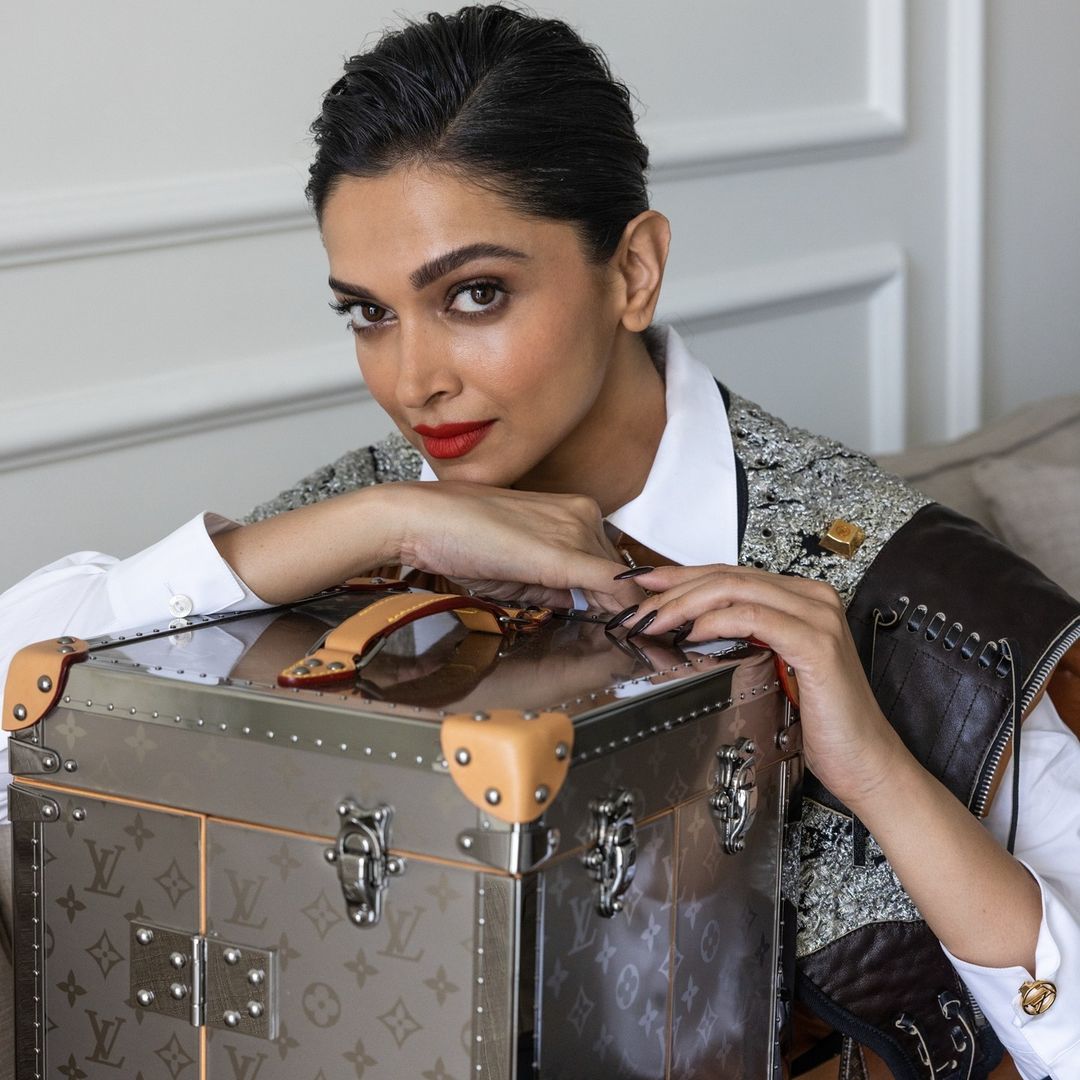 Louis Vuitton Ambassador Deepika Padukone Presents World Cup Trophy – WWD