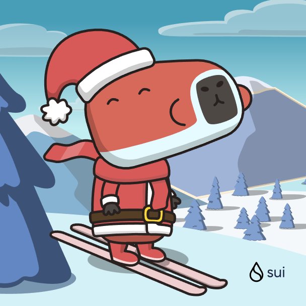 ponk3333's tweet photo. @SuiNetwork @sui My lovely sui Capys 
#CapyHolidays #CapyHoliday https://t.co/MBKxePNF0G