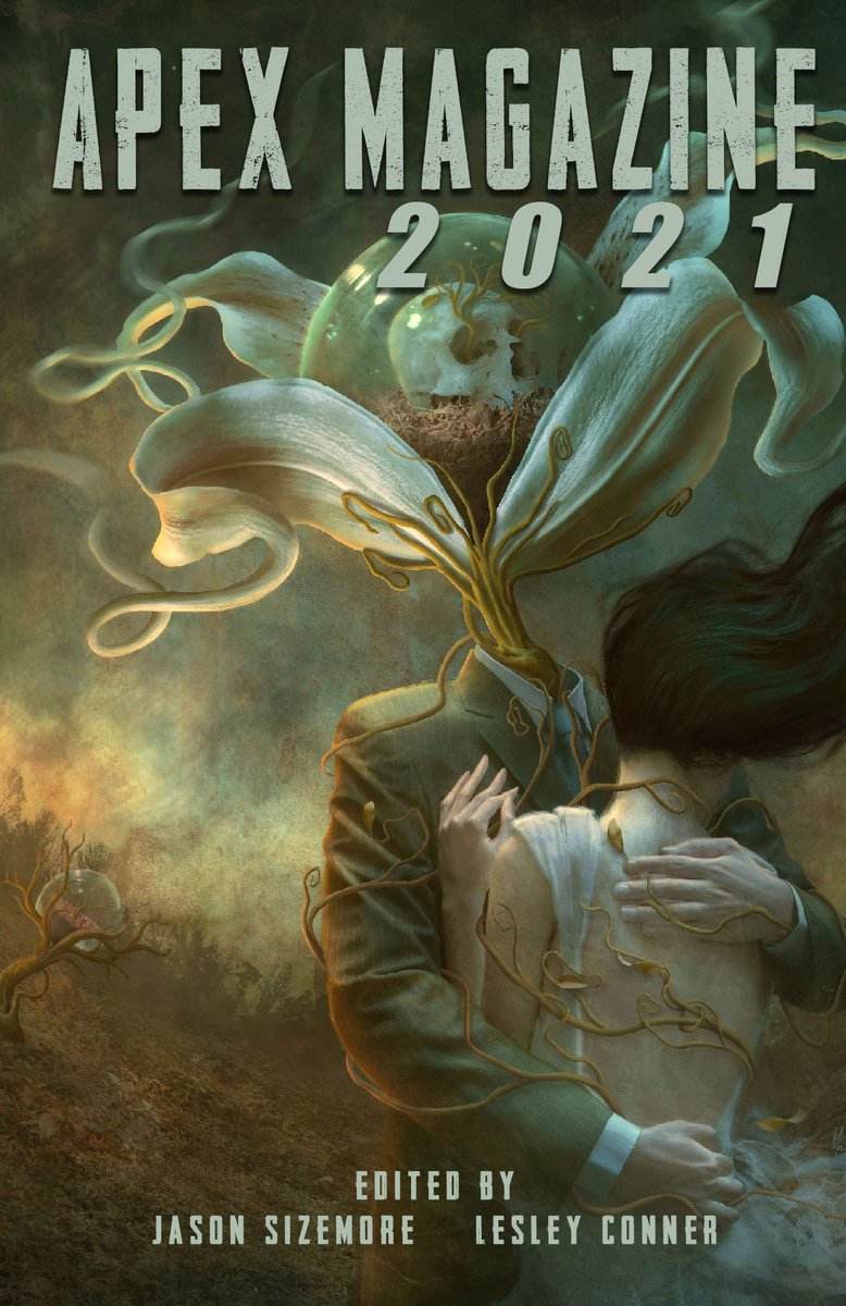 apexmag's tweet photo. Happy Book Birthday to Apex Magazine 2021! Join @apexjason and @LesleyConner in celebrating the release of this beautiful and expansive anthology containing 48 original stories and commentary from the editors and authors.

https://t.co/CEH7hFQaJK https://t.co/1oP1SmsU10