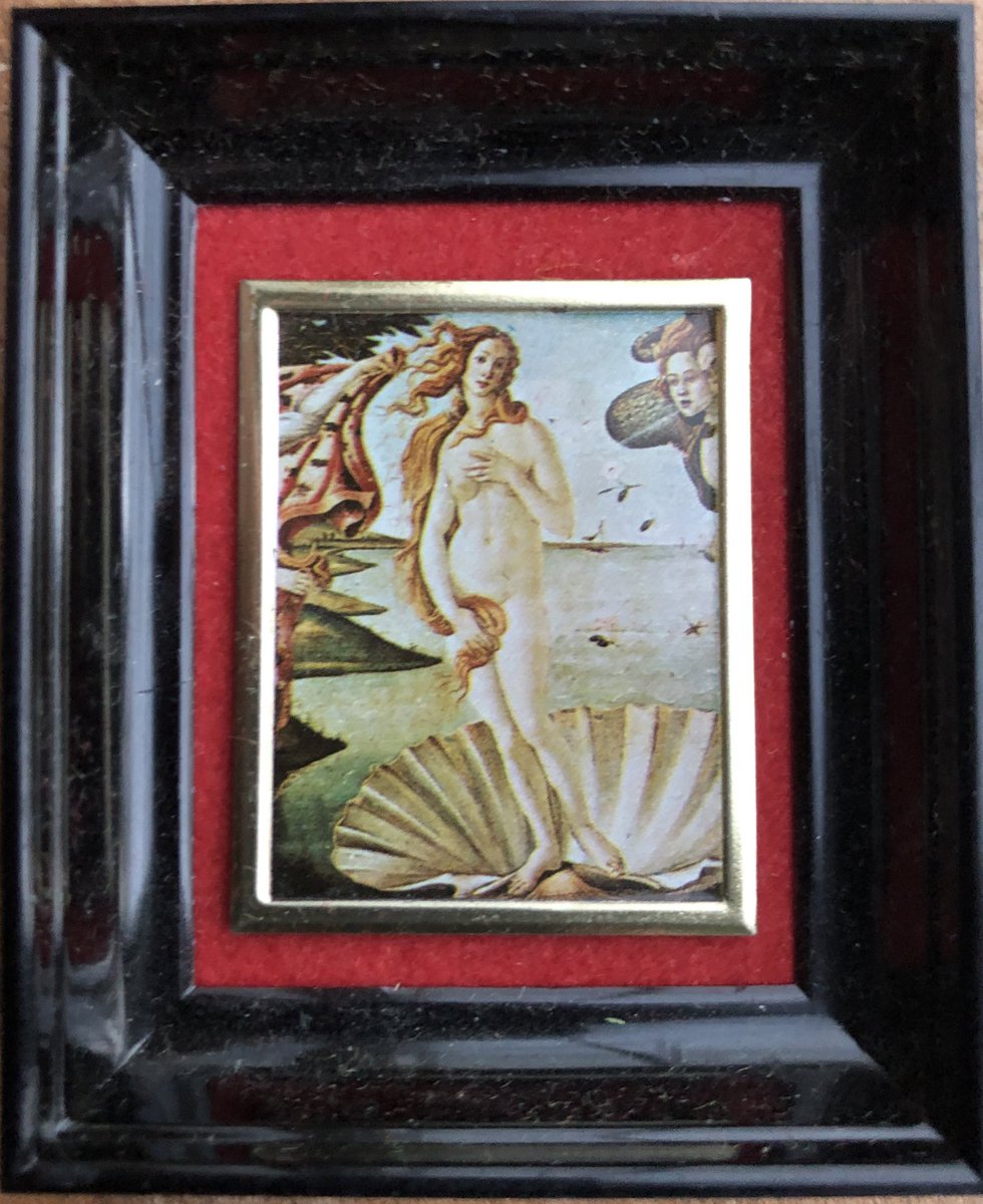 Fliss’ Advent  Day 20 - A miniature of the Birth of Venus by Sandro Botticelli (Firenze 1445 – 1510).