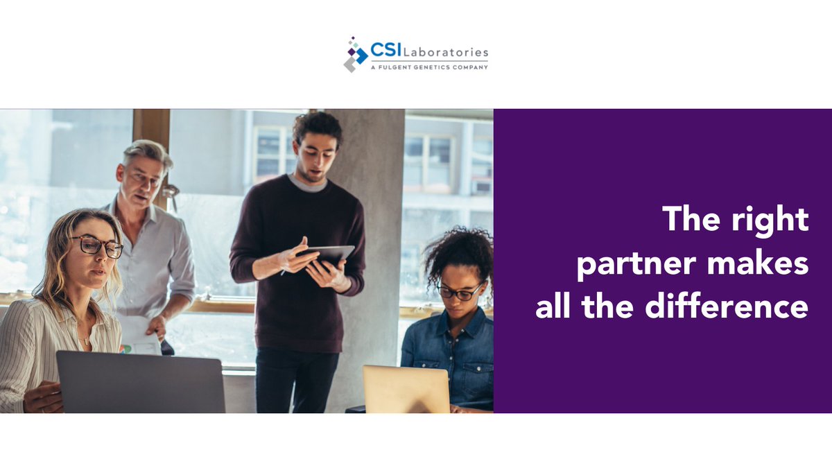 FulgentOncology's tweet image. CSI Laboratories&apos; full complement of cancer testing services allows our medical team to collaborate and provide companion diagnostics, when needed, to support accurate diagnoses. Partner with us today: bit.ly/3FBR100

#CSILaboratories