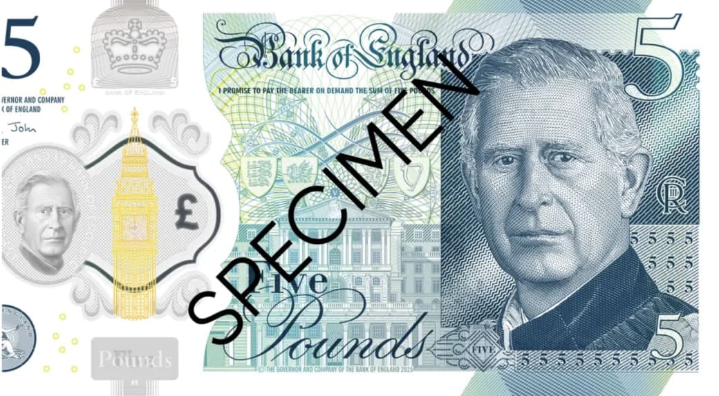 Fidexbank's tweet photo. Reportedly, HM King Charles III banknotes have been revealed.
When traditional money format will be replaced with crypto based digital money format, will it also have faces on it?

#money #crypto #finance #KingCharlesIII https://t.co/8zspxqX7vb
