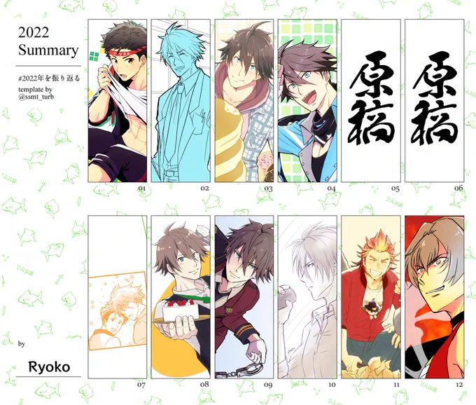 #2022年を振り返る
仕事や原稿で描く量は減ったけど好きな物は描けた!!気がする!! 