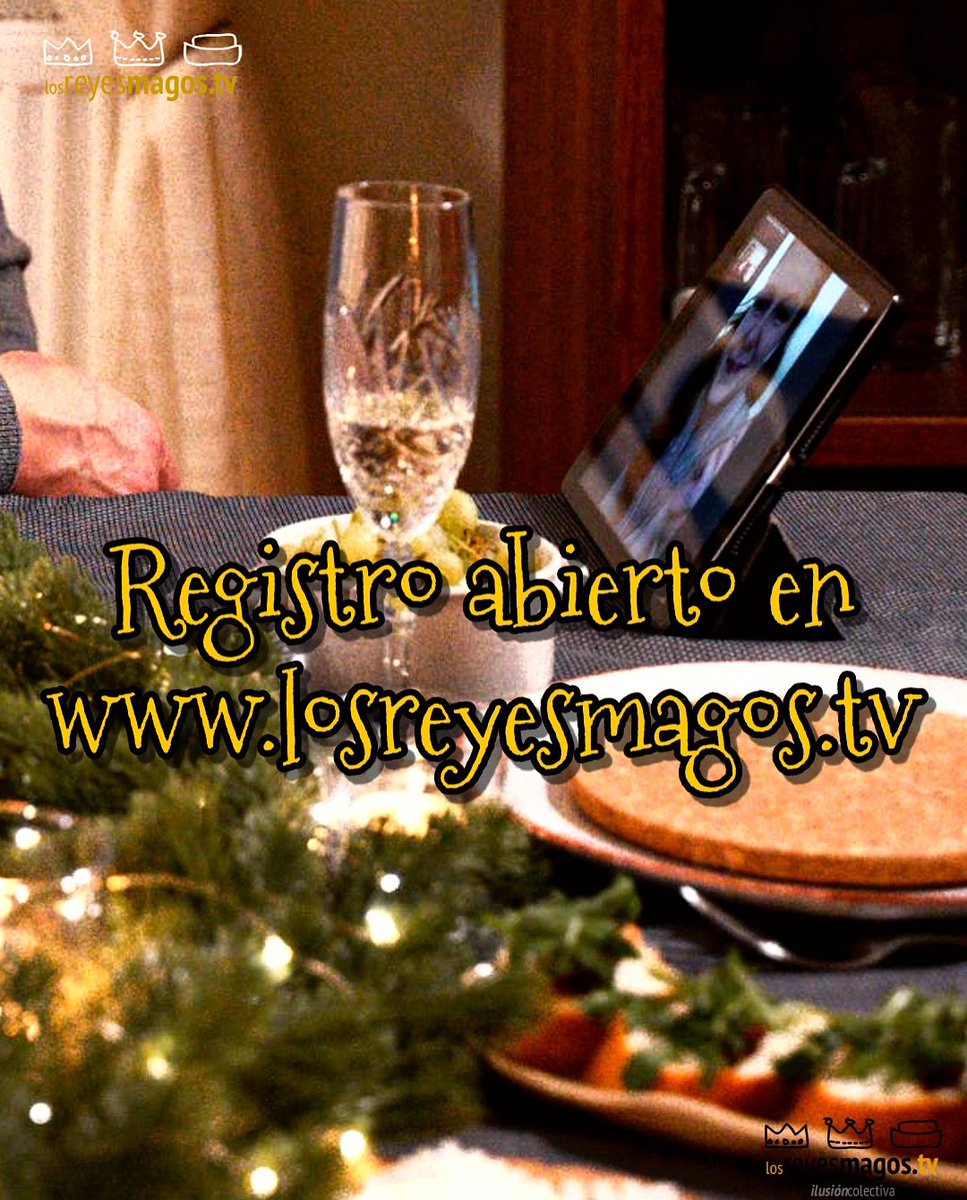 ¡Ya está el registro abierto! ✨ Accede a losreyesmagos.tv para solicitar tu videollamada! 👑

 し〇⟆ ᖇᕮჄᕮ⟆ ⲘᗩᎶ〇⟆ Ƭ⋎ 👑🌟 #ilusióncolectiva 💫

#LosReyesMagosTV 👑👑👑