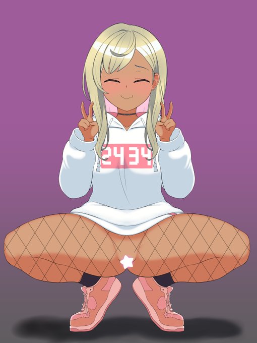 某氏の絵を見て寝る前に遊んでましたらいいのできたのであげあげ
パーカー差分作るのもありかもしれん…? https://t.co/Qi3YQgPLl0 