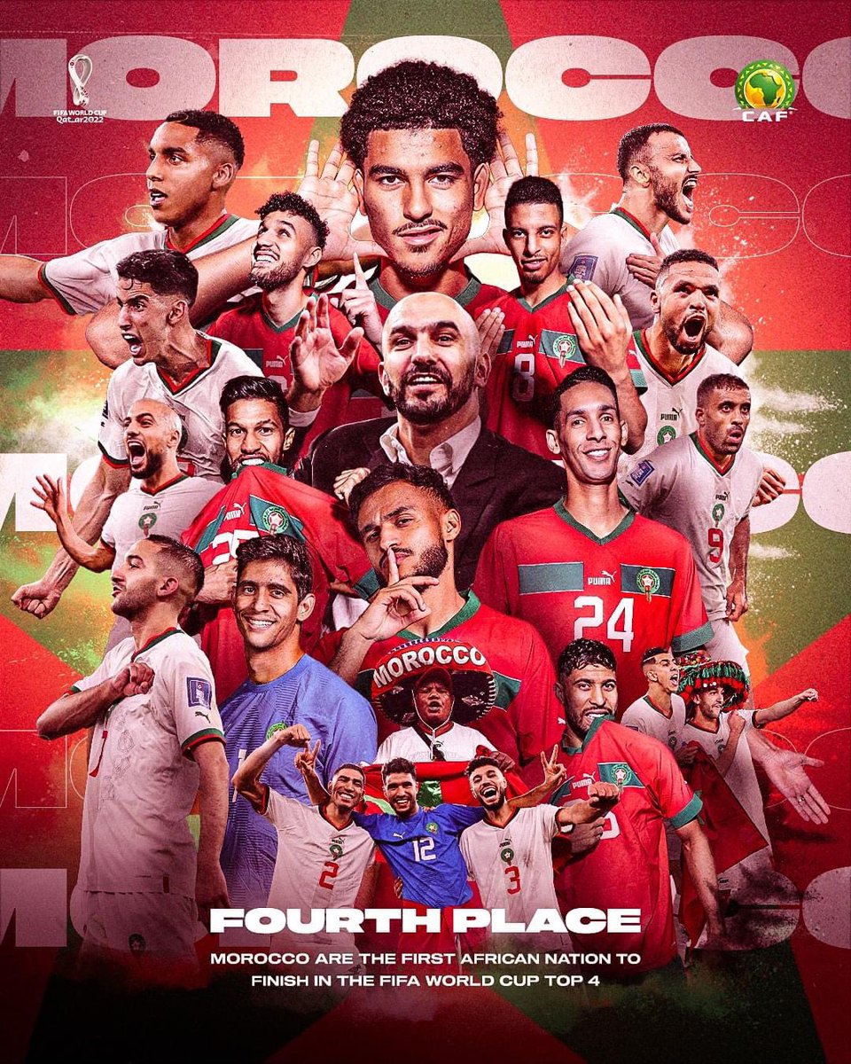 Esskhalid11's tweet photo. نفتخر بكم اسود الاطلس 🇲🇦👏💪🏻 https://t.co/TDU4m78V2x