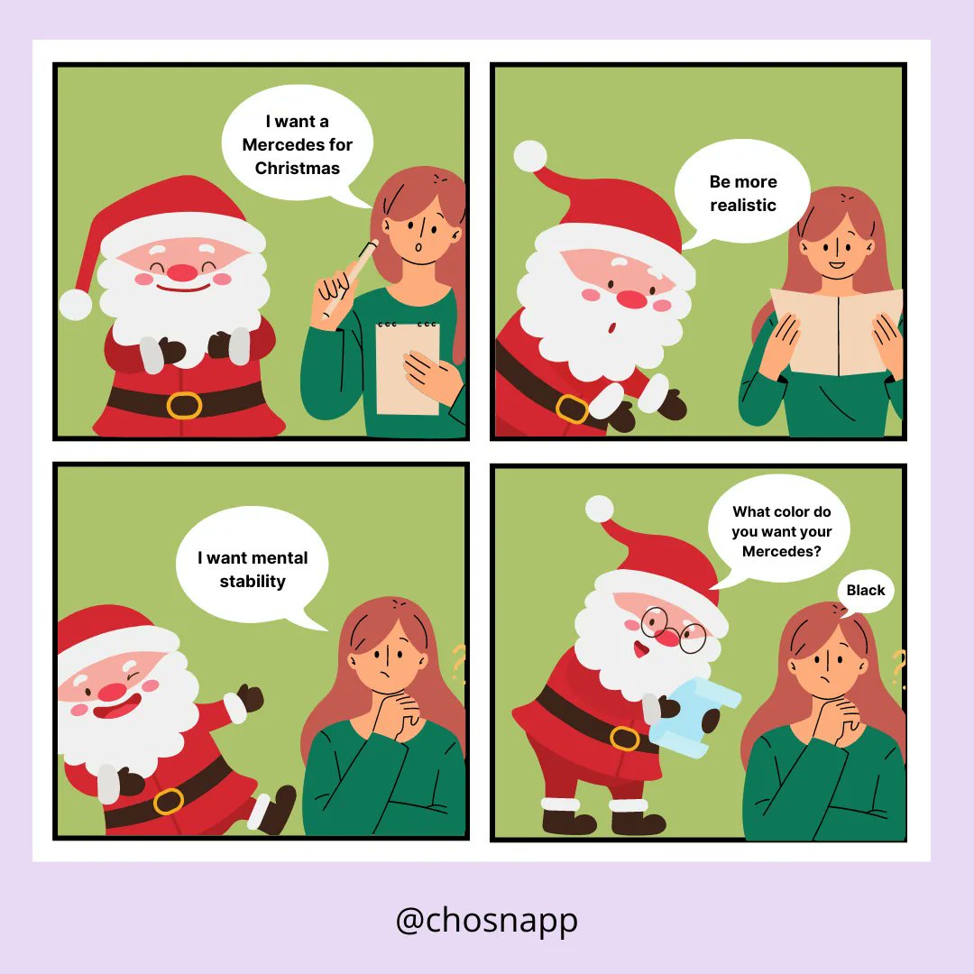 Christmas wishes be like… #christmas #mentalhehalth #holidays