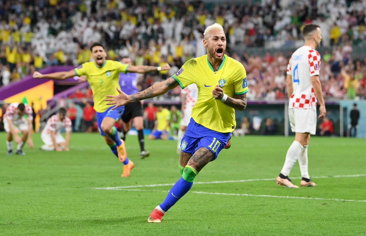 O gol de Neymar Jr contra a Croácia está concorrendo como um dos mais bonitos da Copa!

🗳 Vote: play.fifa.com/gott
📸 <a href="/GettyImages/">Getty Images</a>

#neymar #neymarjr #seleçãobrasileira #qatar2022