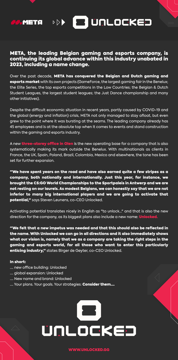 Say hello to our new name: Unlocked!