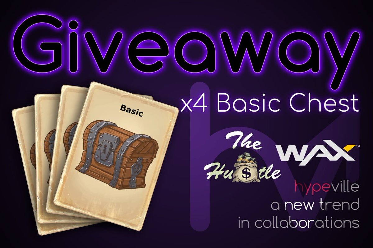 hypeville1's tweet photo. Conditions of giveaway
⚡️Follow @hypeville1
⚡️Like &amp; RT
⚡️Tag 3 Friends
⚡️Connect https://t.co/6AN0wvYXhx
⚡️Comment your discord Nickname
Ends on December 22 18:00 UTC 
#NFTGame #NFTCommunity #waxp #P2E https://t.co/QWrEgCDHCK