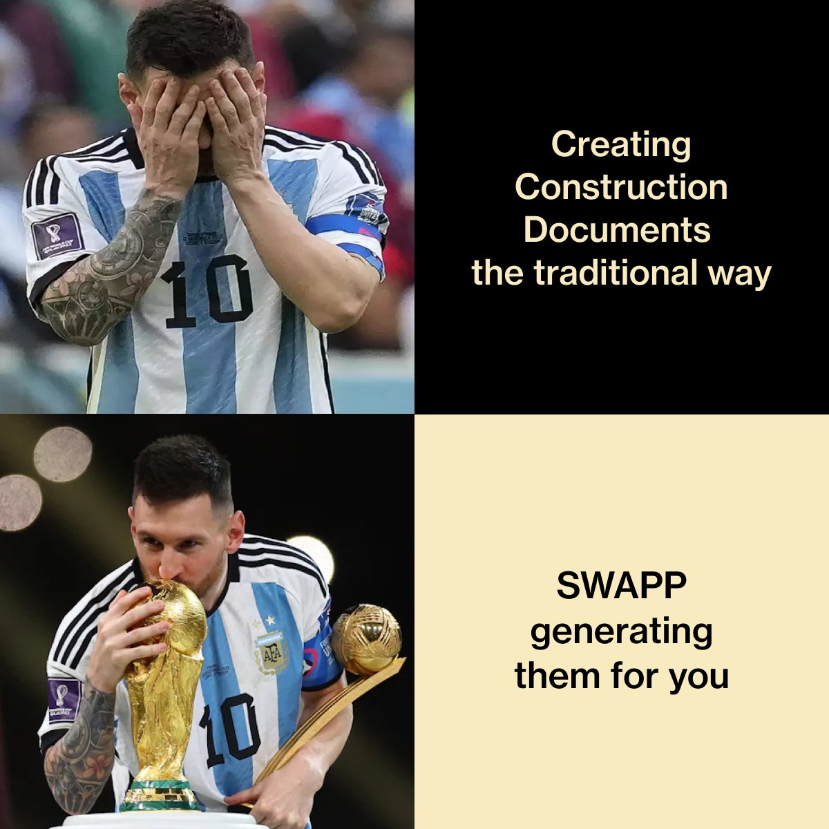 swapp_ai's tweet photo. Work Smart, Play Hard.๐
#Automation #ConstructionDocuments #GenerativeAI #Architecture https://t.co/Bm90GVaboJ