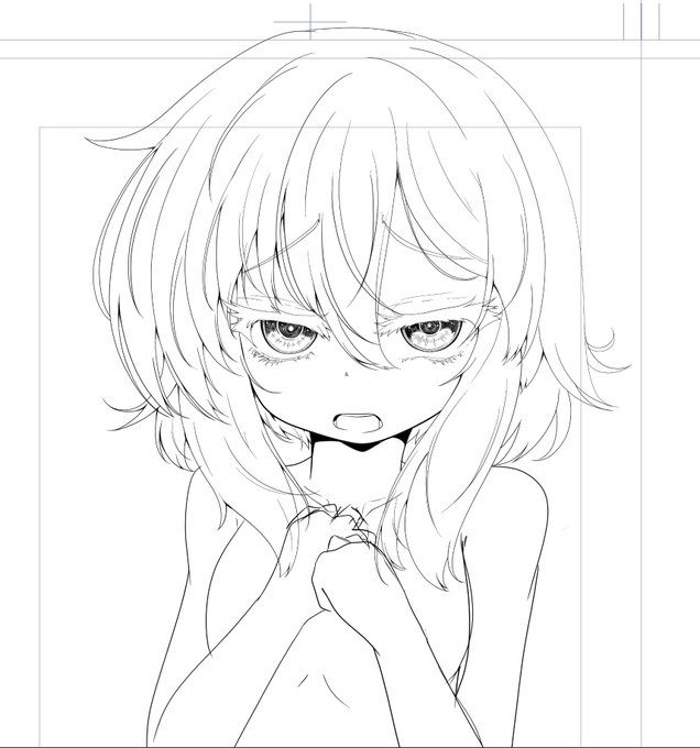 だいぶ髪の毛が綺麗に整ってきました。
しかし作画時間かかりすぎるなぁ… 