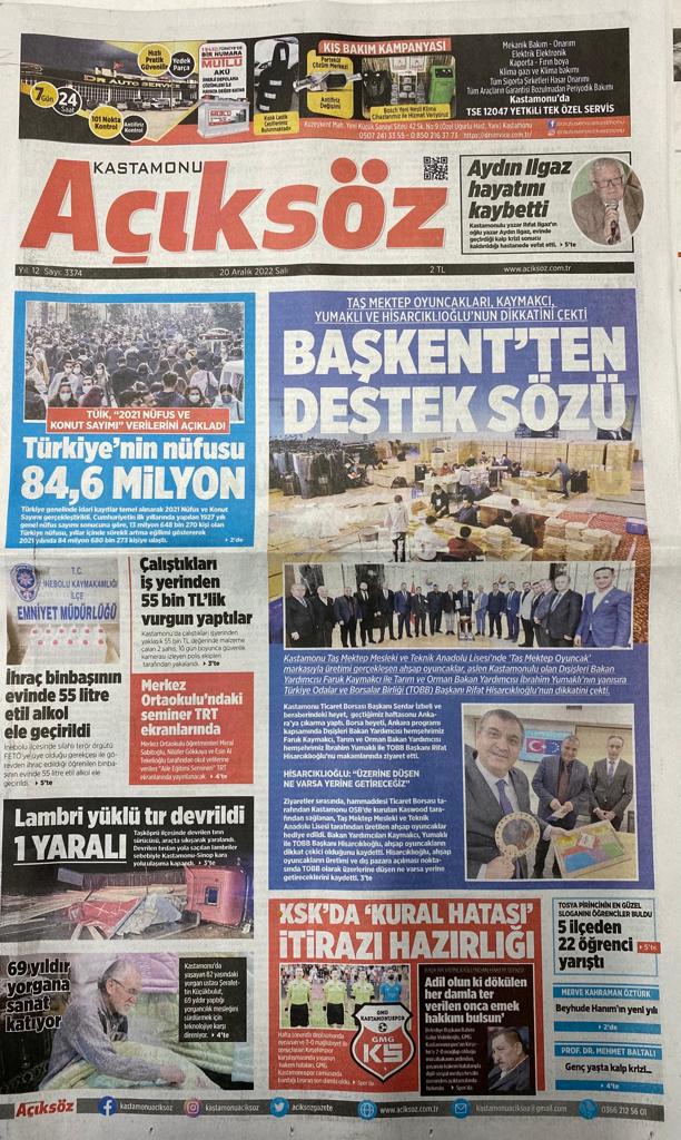 KTasmektep's tweet photo. Dışişleri Bakan Yardımcısı Faruk Kaymakcı, Tarım ve Orman Bakan Yardımcısı İbrahim Yumaklı, Türkiye Odalar ve Borsalar Birliği (TOBB) Başkanı Rifat Hisarcıklıoğlu'ndan "Kastamonu Taşmektep Oyuncak 1869" a destek sözü. https://t.co/XCfgITLkik