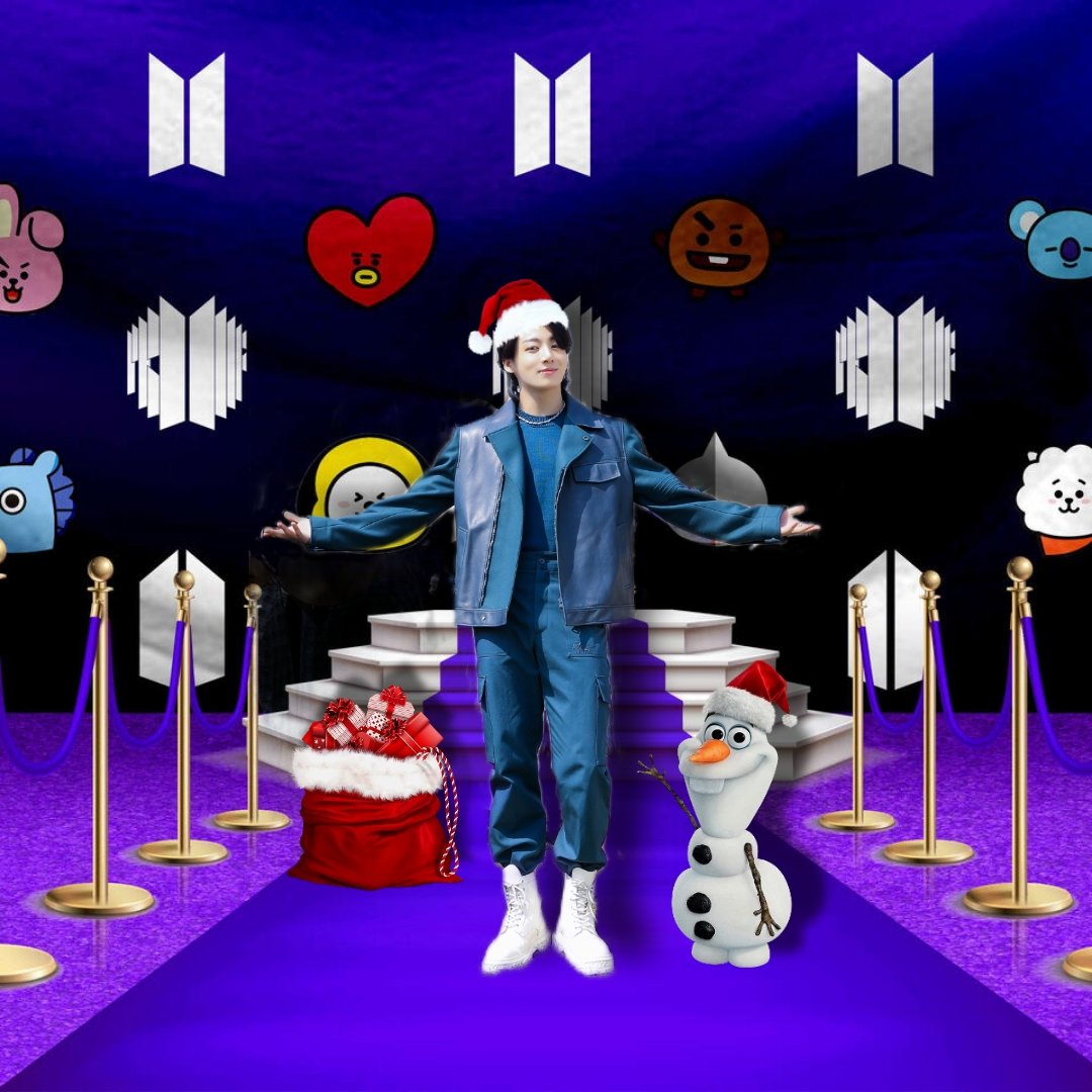 hwayangx's tweet photo. Our Santa Kooclaus came with gifts for all hardworking ARMYs 🥺
#BTSWrapped2022 
#BTSWrappedAfterParty https://t.co/ptatVY2I1G