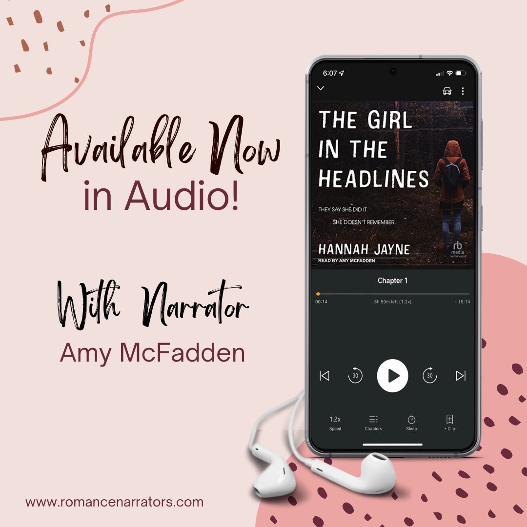 Romance Narrators (@romancenarrator) on Twitter photo The Girl in the Headlines by author Hannah Jayne is available now! Narrated by our member @amymcnarrator for <a href="/TantorAudio/">Tantor Audio</a> , this story will keep you guessing! The Girl in the Headlines by author Hannah Jayne is available now! Narrated by our member @amymcnarrator for <a href="/TantorAudio/">Tantor Audio</a> , this story will keep you guessing!