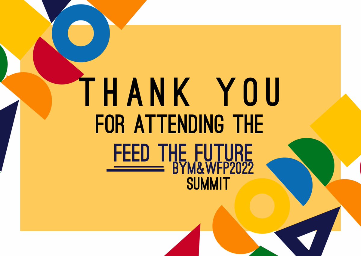 bym_sa's tweet photo. A mind that is stretched by a new experience can never go back to its old dimensions_Oliver Wendell Holmes, Jr.

We are grateful to all of our delegates &amp; speakers that attended our 2022 Feed the Future Summit!

Please stay connected and watch this space!

#BYM2022 #FeedtheFuture https://t.co/cLGh5Y0cZz