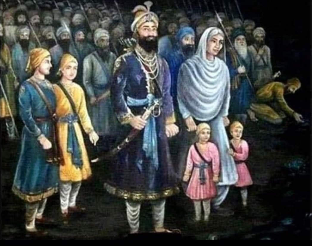 MerhbanMr's tweet photo. 6 Poh 1704 AD  (20 December 2022) 
Guru Gobind Singh Ji Mahraja &amp; Family  And Sada Sangat Left The Anandpur Sahib After 8 Month Of Seize By Mughals..... Today Being's The Journey Of Safar -E-  Shahadta
@vivekanandg @ramnikmann https://t.co/fKXYUUTwHv