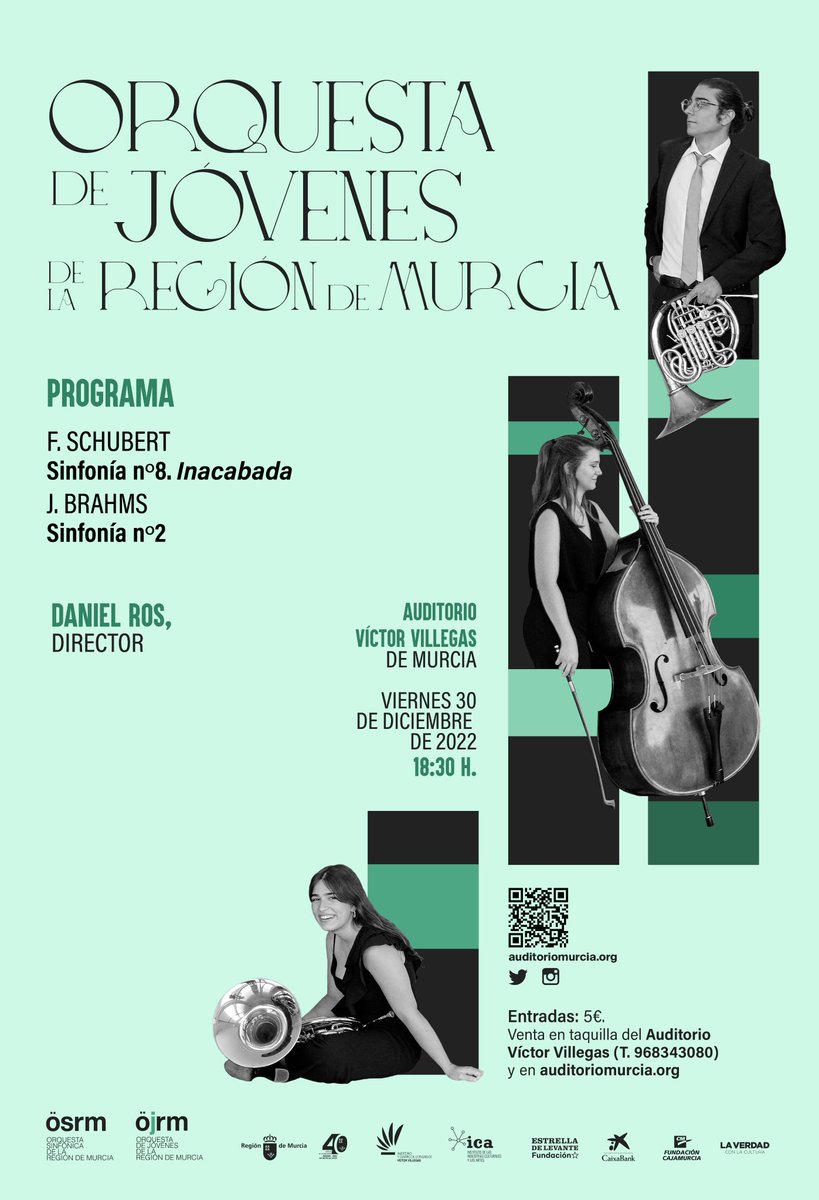 ‼️🍋 orquesta de jóvenes de la Región de Murcia el viernes de la semana que viene en el Víctor Villegas a las 18:30 h ‼️🍋