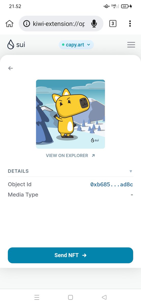 🎁 I just unboxed my Sui Holiday Capy! ❄️ 
Create your own Capy here:  capy.art #CapyHolidays