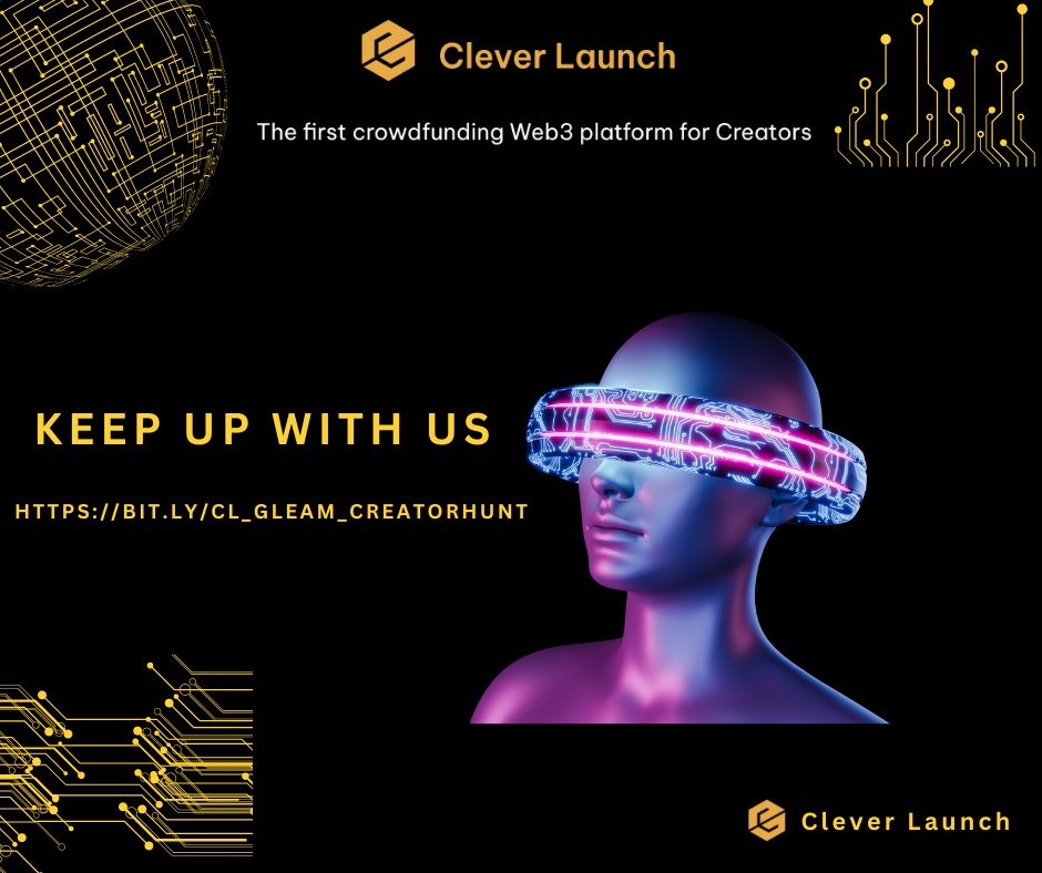 cleverlaunch's tweet photo. Good evening creators,
How was you doing?
Thank you for always following and supporting Clever Launch. And
Don't forget to send us your ideas to fund up to 100,000$ via this link :  https://t.co/gxe0vr1CzQ
#cleverlaunch #creators https://t.co/ccC5YG56Ea