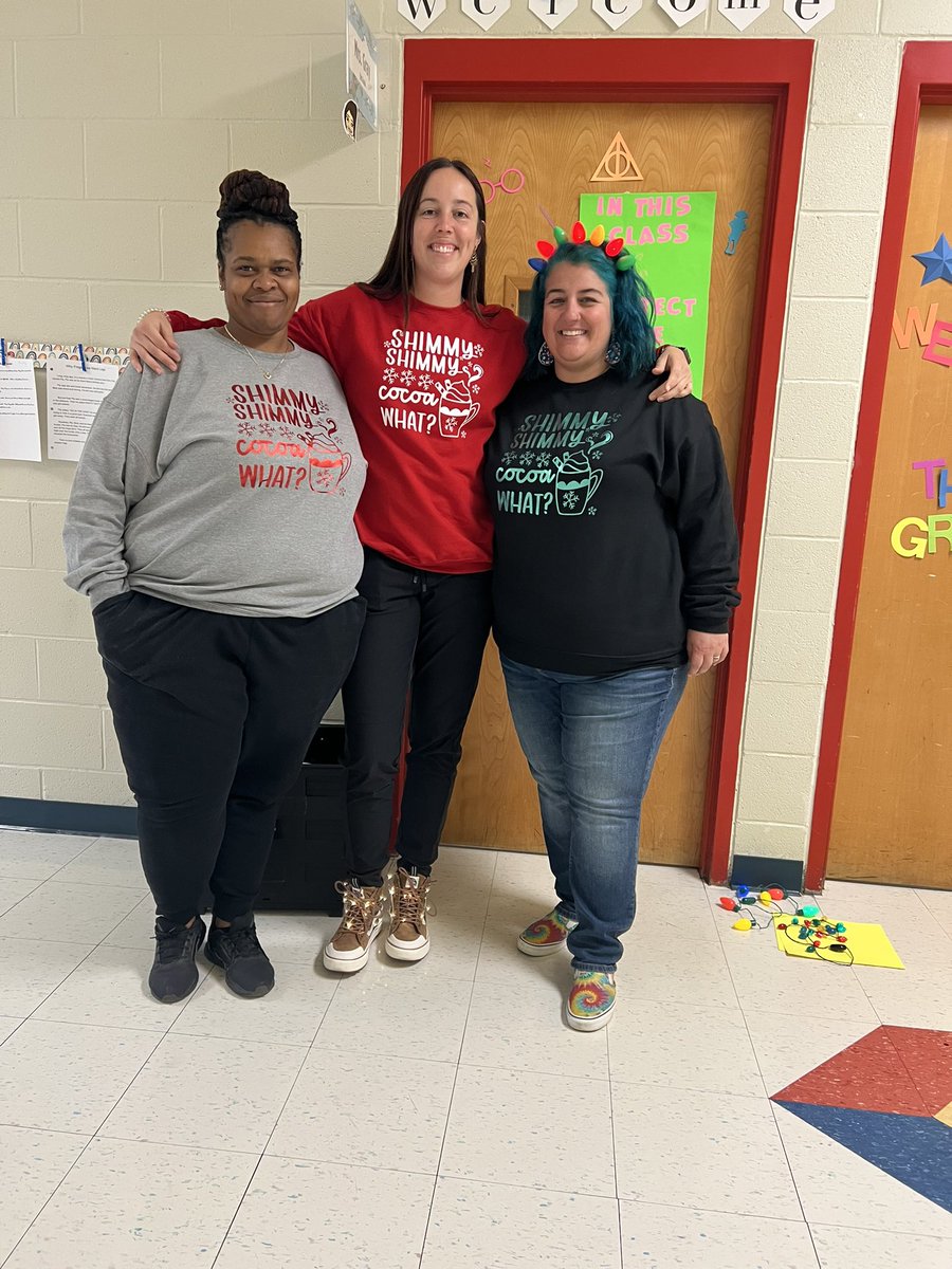We love to see our staff joining the fun! Tomorrow we’ll wrap up (see what we did there) our final holiday dress up day with: PJ DAY ❄️ ✨<a href="/baucomes/">Baucom Elementary School</a> #soaringtonewheights