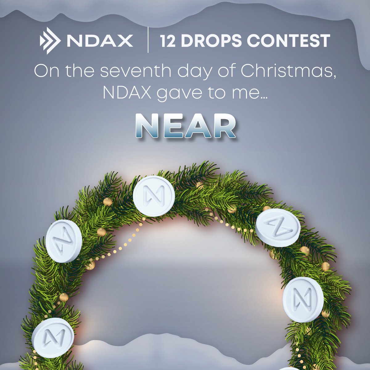 ndaxio's tweet photo. On the 7th day of NDAX's #12Drops of Christmas #CryptoGiveaway, we are dropping C$200 of #NEAR! 

@NEARProtocol
 
💙Like + RT
📸Share a photo of a person, pet, place, or thing that is nearest and dearest to your heart. 
🎄Tag us and use #NDAX #12Drops #NEAR 

Details in thread👇 https://t.co/AbFMRxRjXm