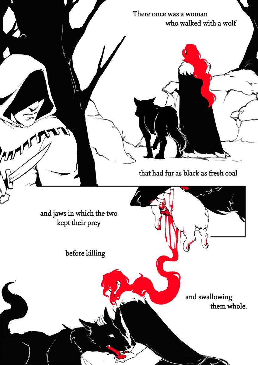 RED - the epilogue. (1/2)

the final comic about two bloodstained sapphics, and what they leave behind. 