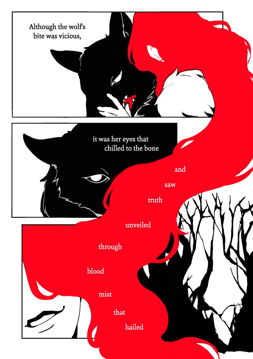 RED - the epilogue. (1/2)

the final comic about two bloodstained sapphics, and what they leave behind. 