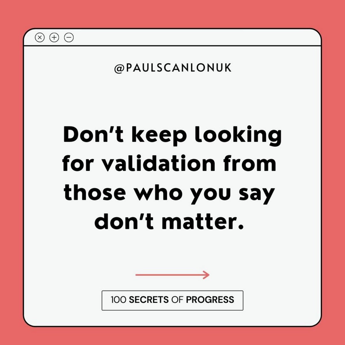 paulscanlonuk's tweet photo. Don’t allow people that really don’t matter, to matter. 

Learn more about #100secrets ebook and get it for £2.99 at https://t.co/kCZ2x2wLUm

#relationshipadvice #mentalhealth #emotionalhealth #boundaries #selfcare #validation #empowerment #mentoring #freedom https://t.co/N6Vpe56Lis