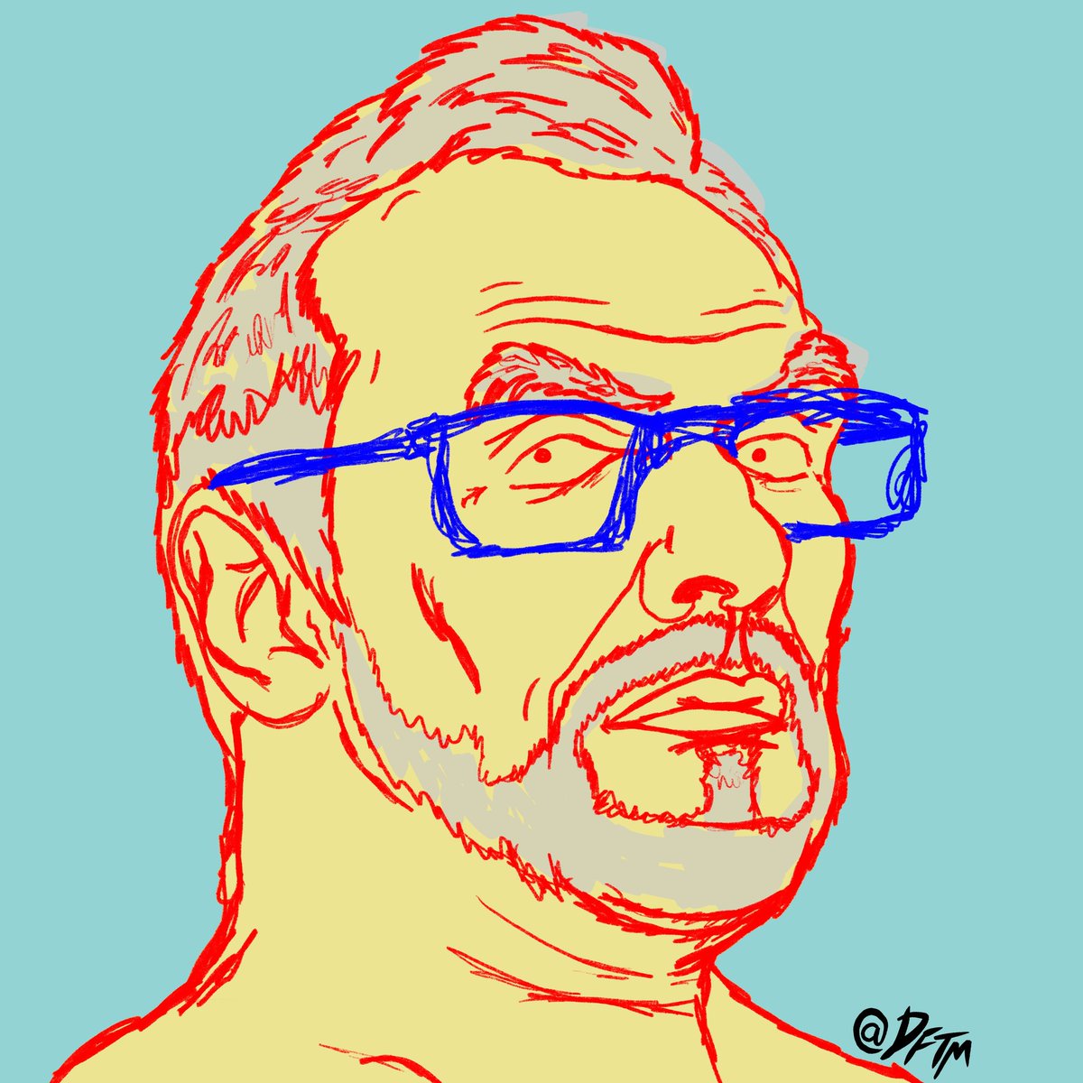 DFTMNCB's tweet image. *taskmaster* 

A wee sketch this morning after finishing the latest series. 🤟 @taskmaster 

#dftmncb #drawnfromthemind
#taskmaster #taskmasteruk #dave #gregdavies #alexhorne #comedyart #sketch #ccc #ComedyContentCollective