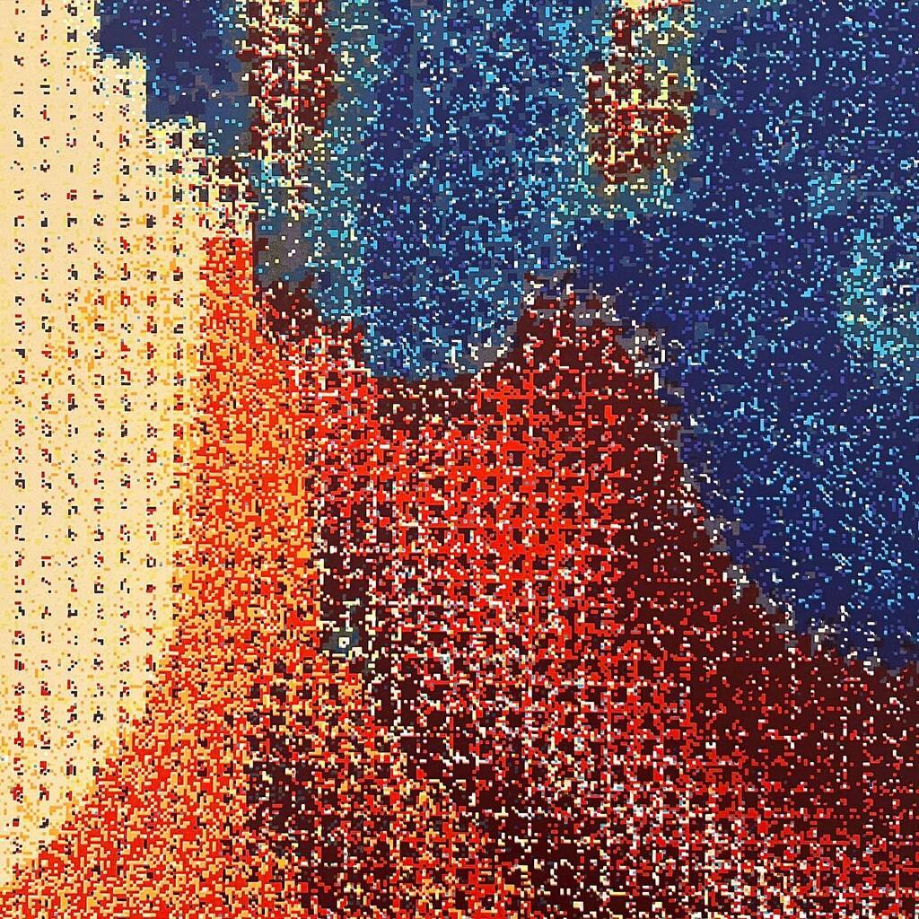 radadammarcus's tweet photo. Details of stunning serigraph prints by Galo Canizares and Young & Ayata, at the excellent “Parallel Rules” show at @a83_inst.
#parallelrules #screenspace #spectralmontage #color #pixels #photgrammetry #a83 #art #architecture #drawing #serigraph #newyo… https://t.co/bZ6jLk50xd https://t.co/EAreX1dL0F