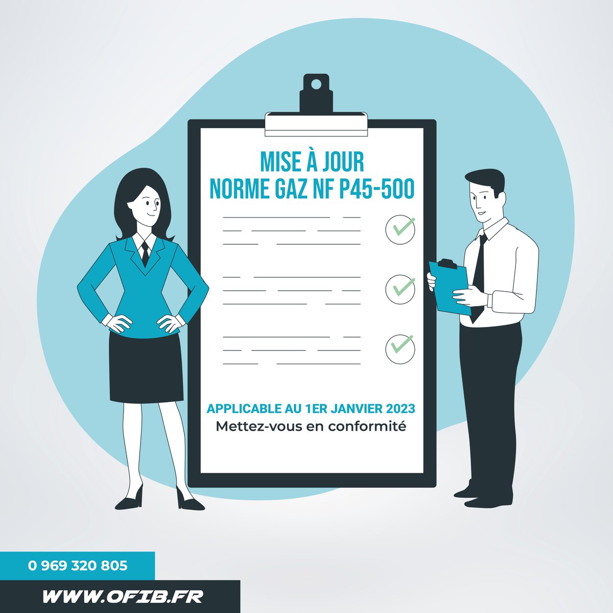 OFIB_Formation's tweet image. 🚨 Mise à jour de la norme Gaz NF P45-500 : mettez-vous en conformité avant le 1er janvier 2023

Découvrez notre offre de formation complète sur notre site 👇🏻
bit.ly/3V9fNvX

#gaz #diagnostic #immobilier #bâtiment #reconversionprofessionnelle #formation #rh #recrutement