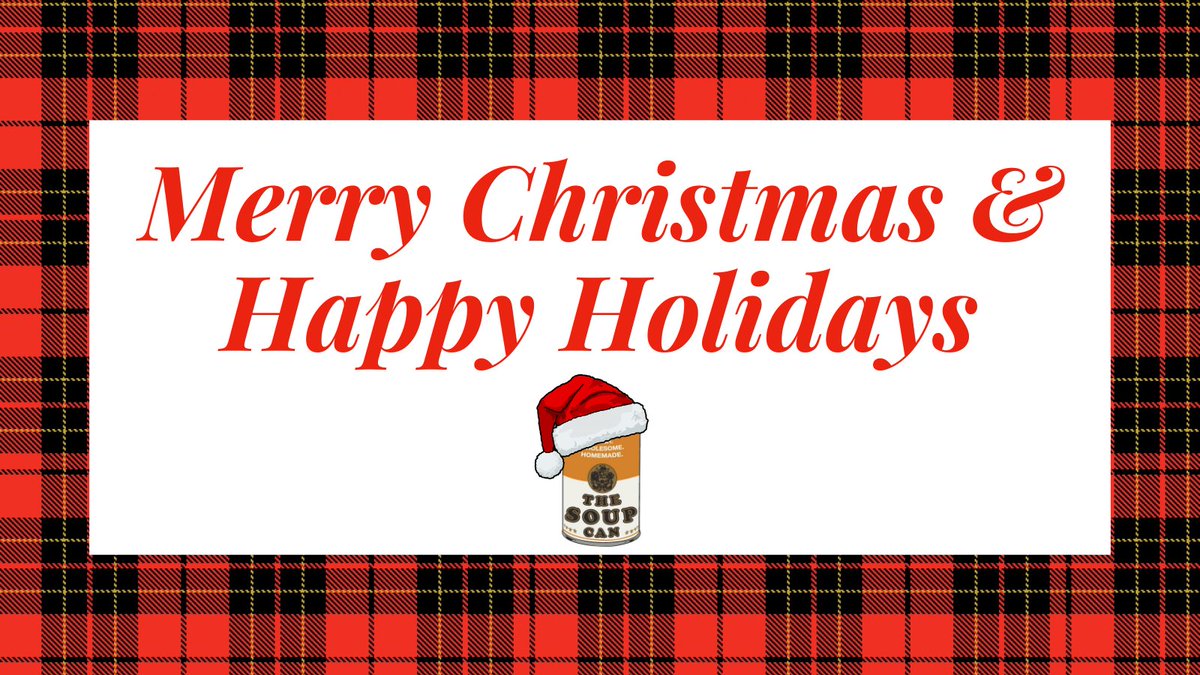 #MerryChristmas and #HappyHolidays soup fans!