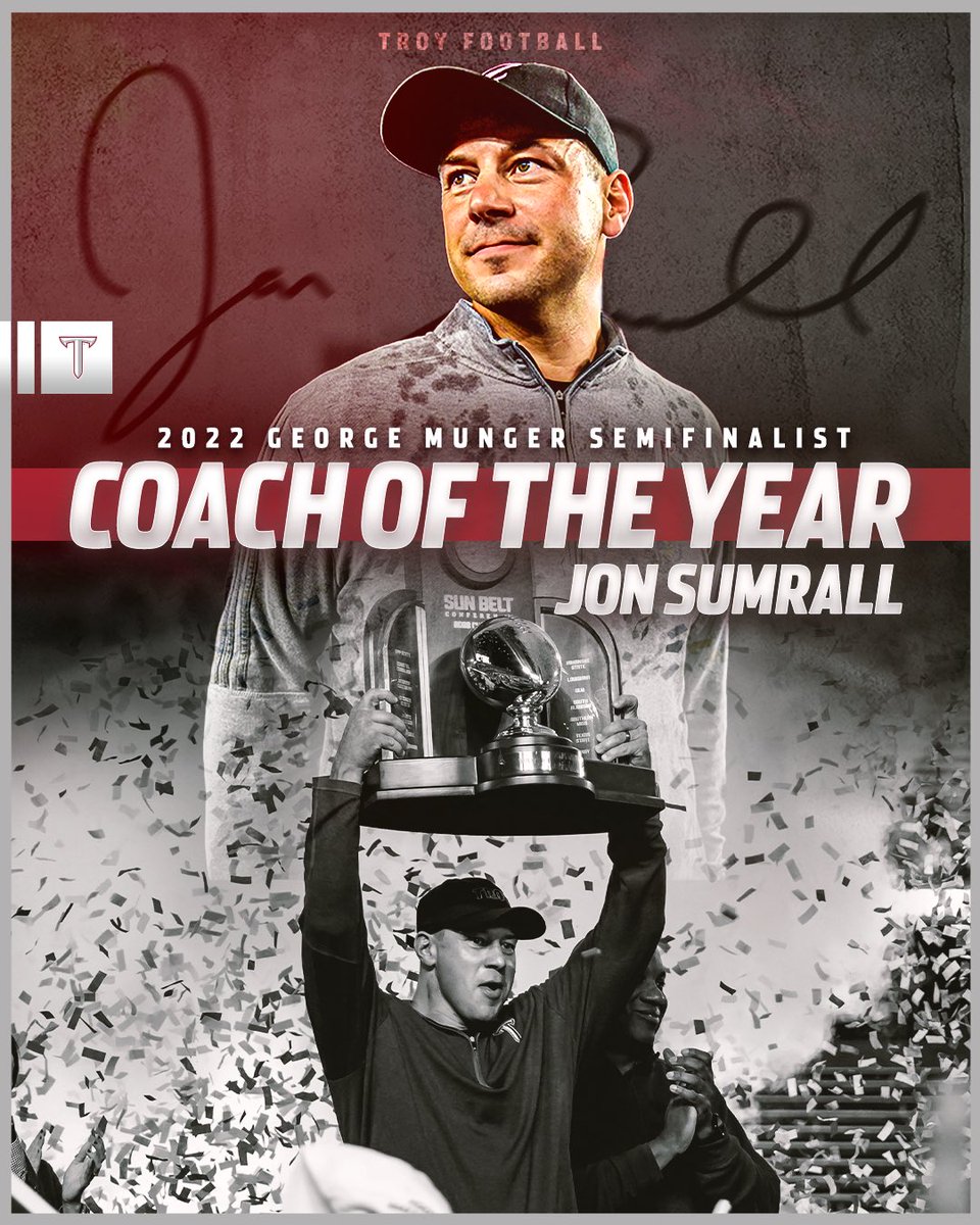 TroyTrojansFB's tweet photo. National Coach of the Year Semifinalist! https://t.co/fkAY3b8Wyi