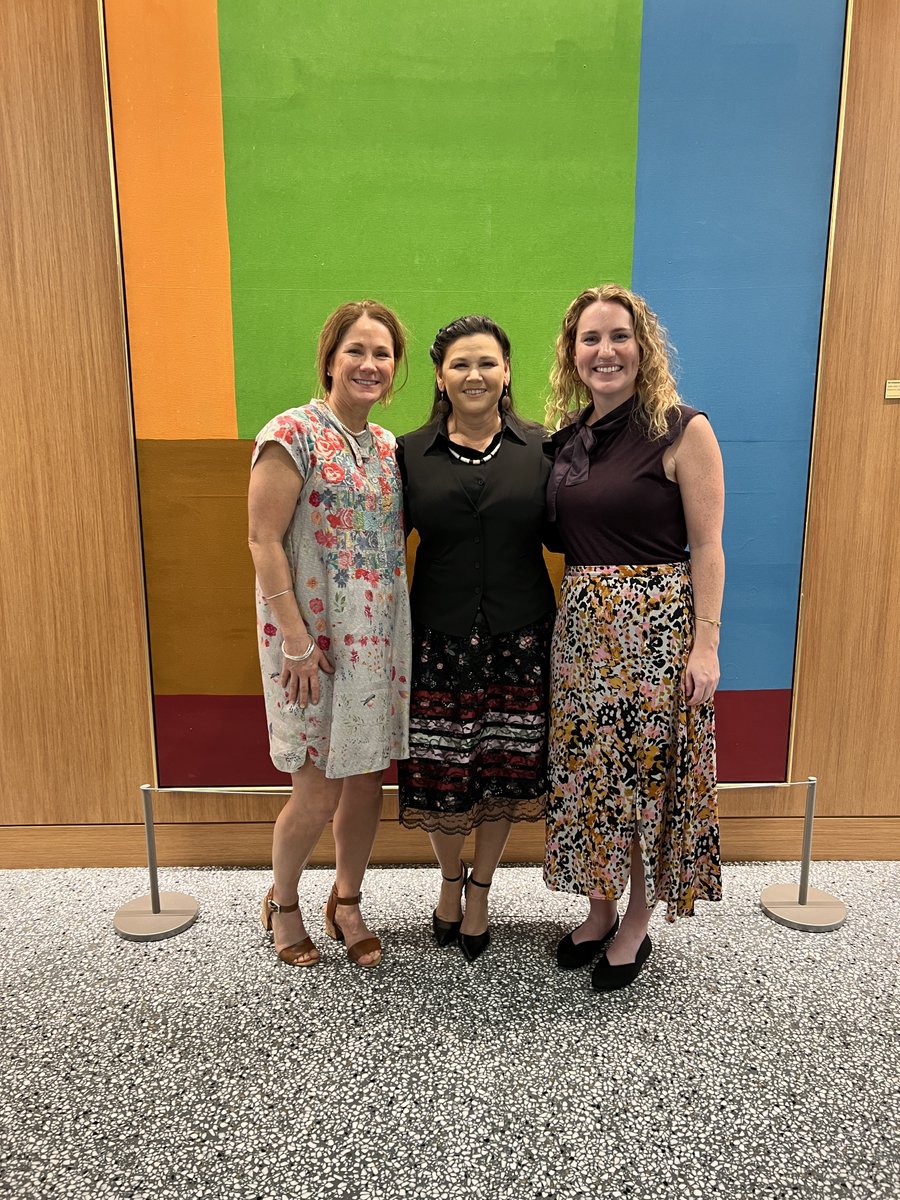 Last week we had a great time in Miami at @knightfdn HQ! We were so honored to have @yuchiqueen there to share with Knight staff about Native American Heritage and her work with @ocmulgeepark. Thank you Tracie for all you do for #Macon and @MuscogeeNation. #knightcities