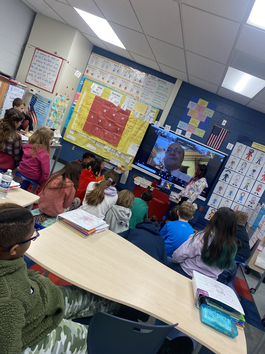 Thank you to <a href="/MichiganGov/">MiGov</a> for a wonderful virtual tour of our beautiful State Capitol building. Thank you MI Rep. Ryan Berman for setting it up and Matt Van Acker and Jerry Benson for conducting the tour. #onlywb ⁦⁦<a href="/ScotchScotties/">WB Scotch Elementary</a>⁩